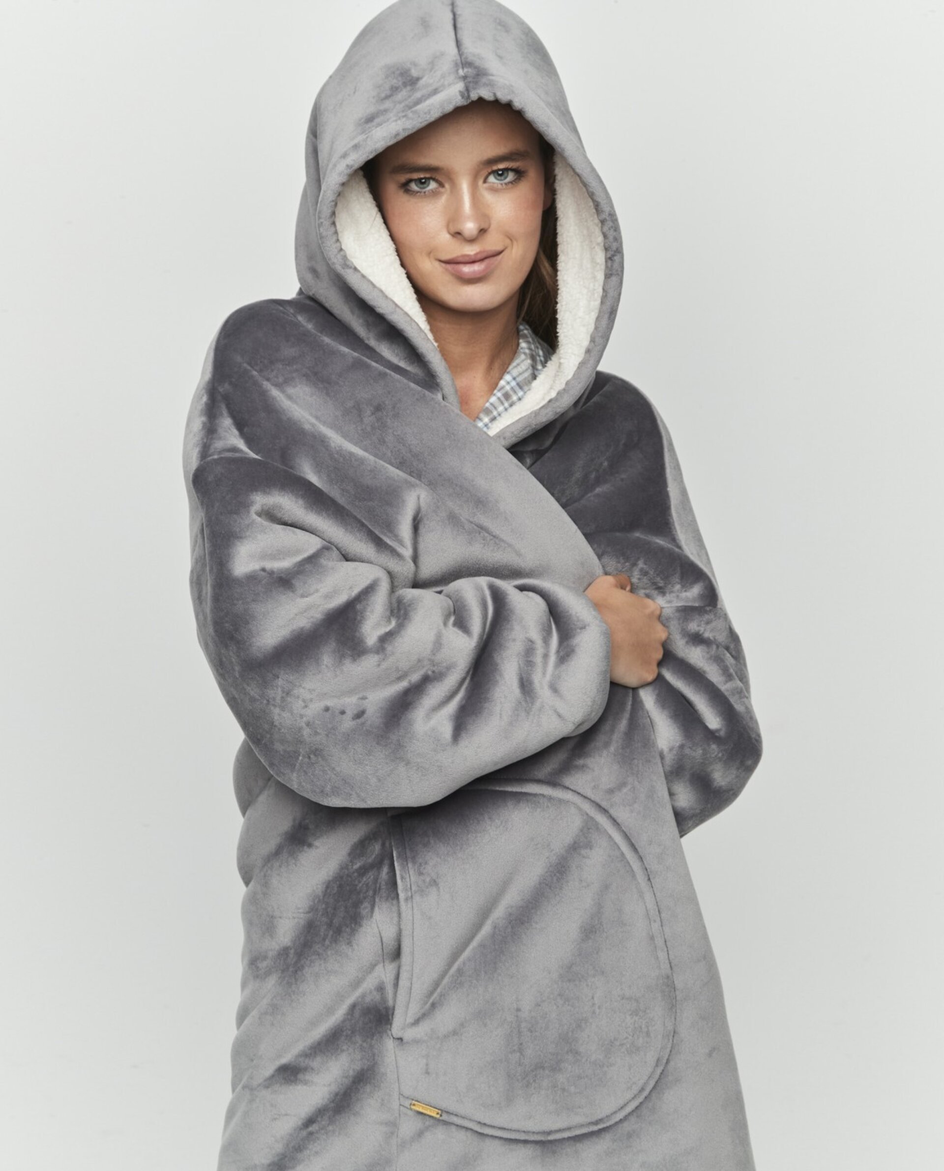 Sudadera bata oversize - 1