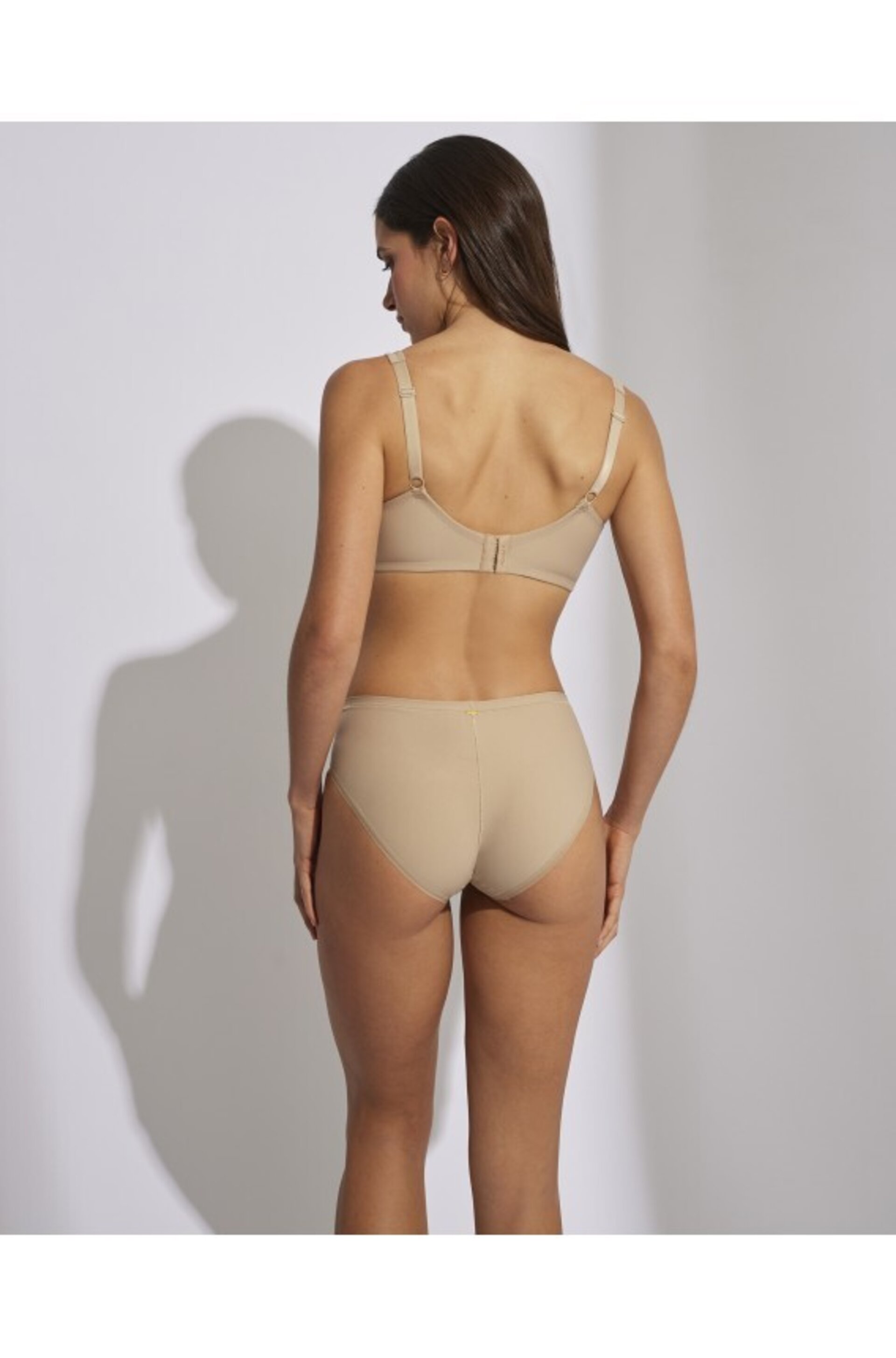 Sujetador sin aros ni relleno beige - 4