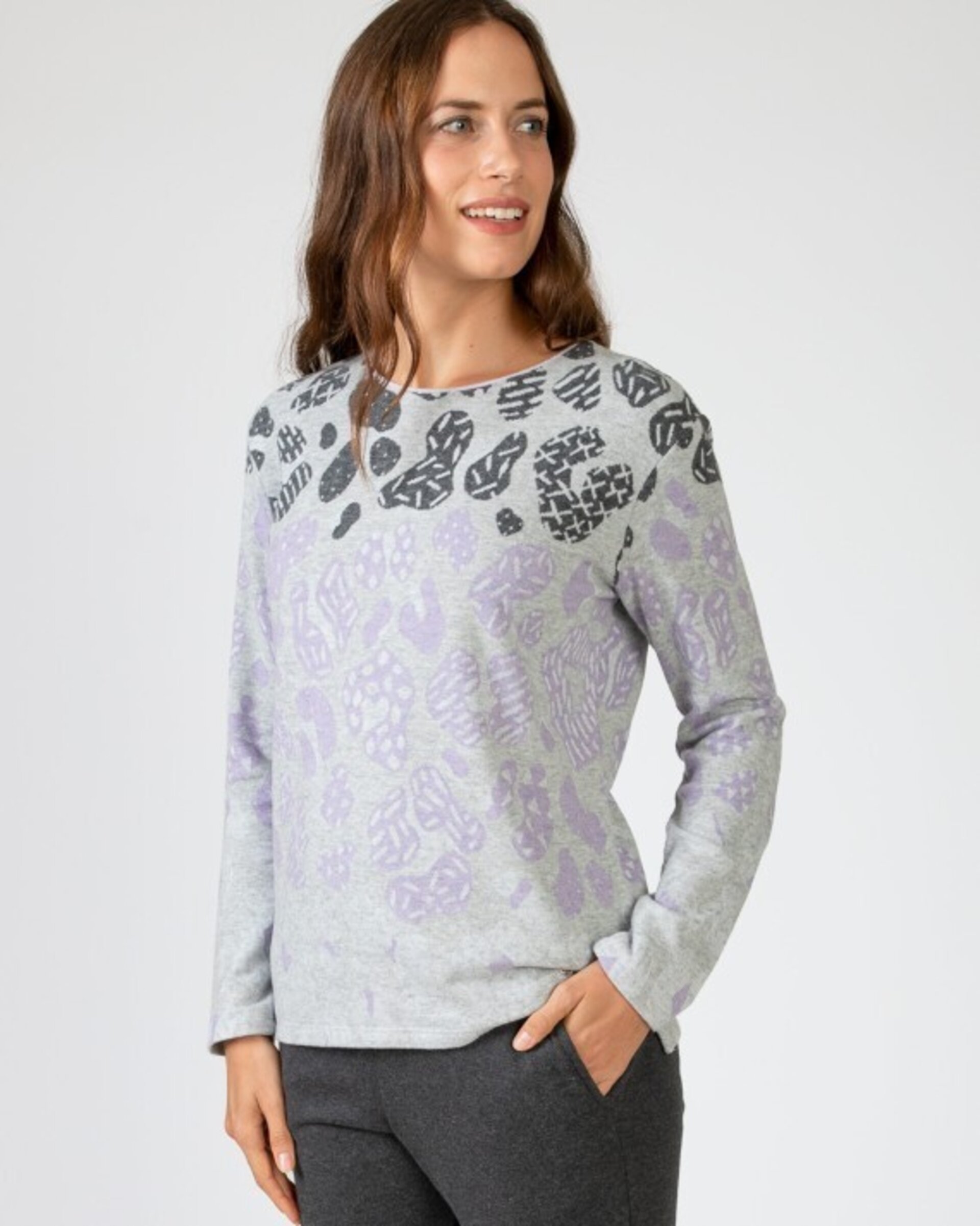 Pijama de mujer largo de punto milano - 3