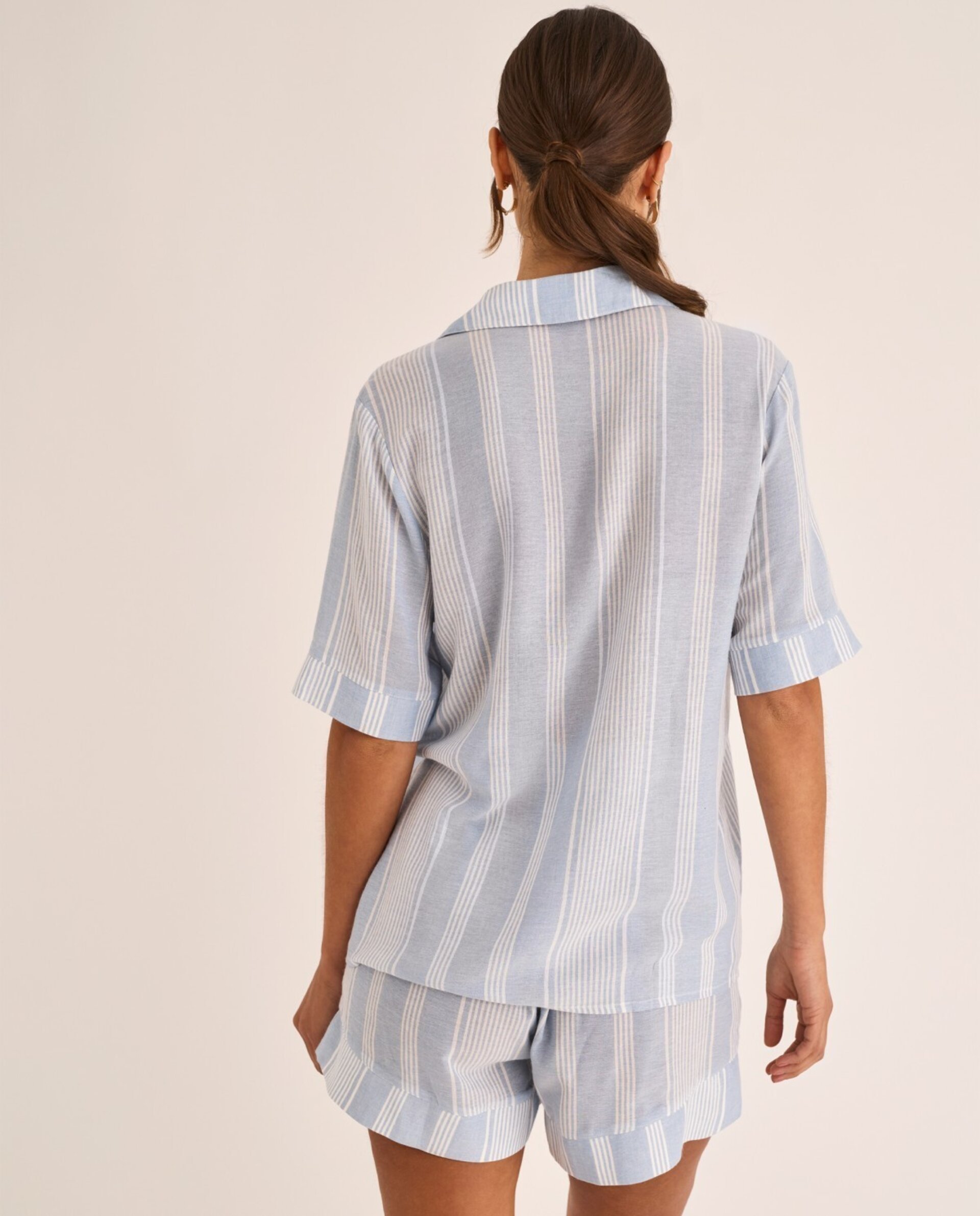 Pijama rayas corto - 2