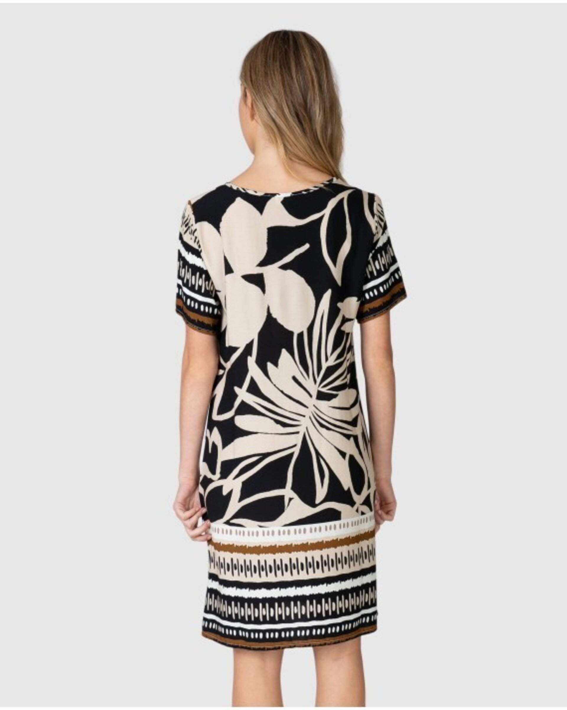 PLAYERA CORTA DE MUJER DE MANGA CORTA CON ESTAMPADO FLORAL - 2