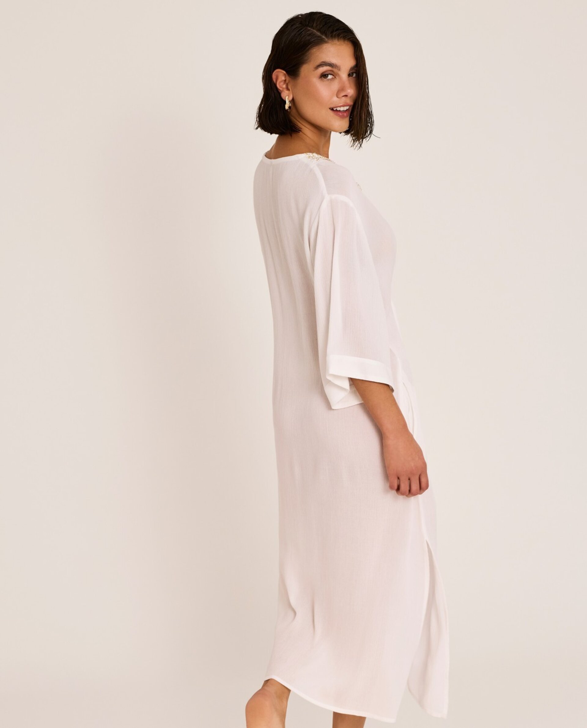 Vestido escote pico - 5