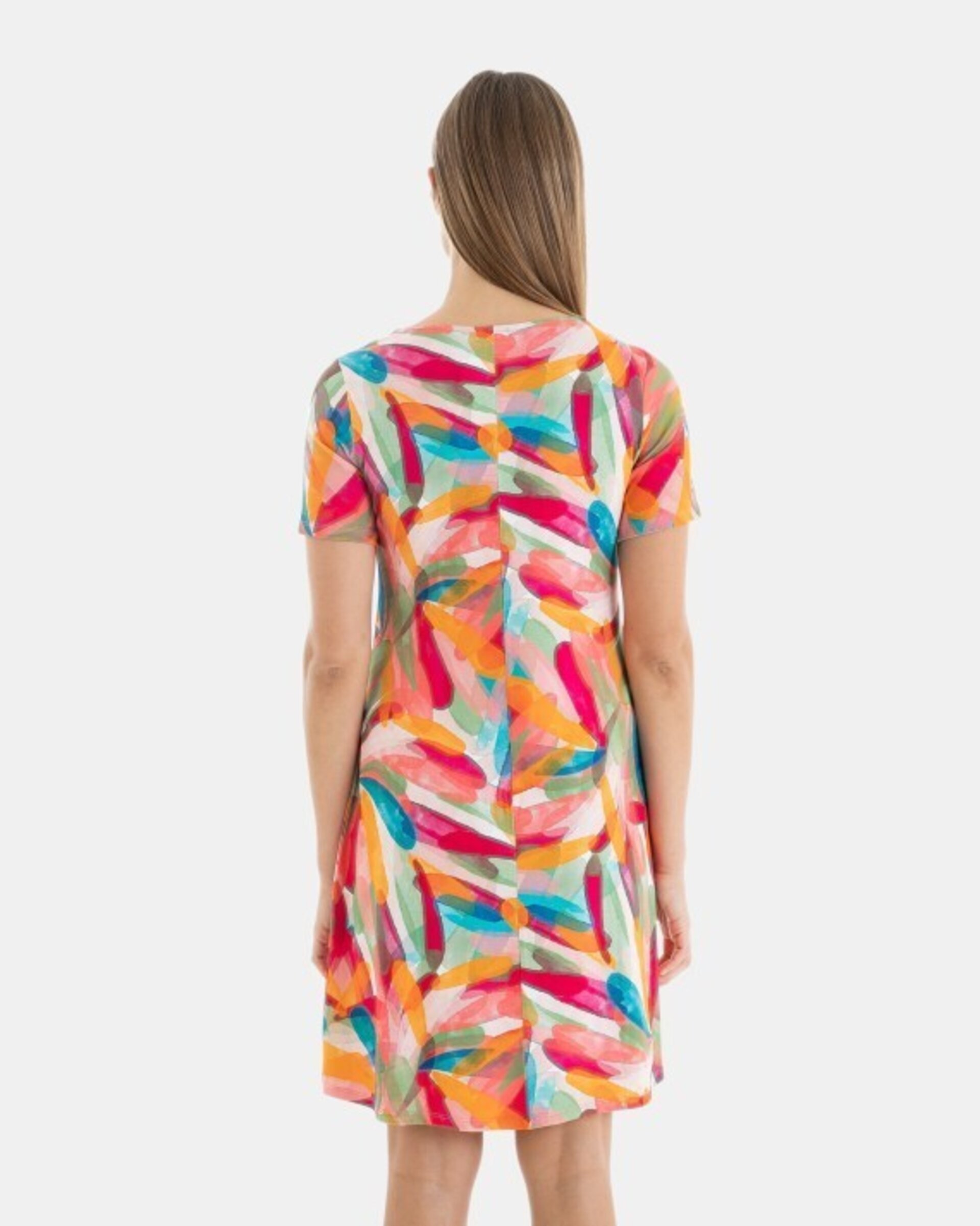 Vestido corto multicolor - 2