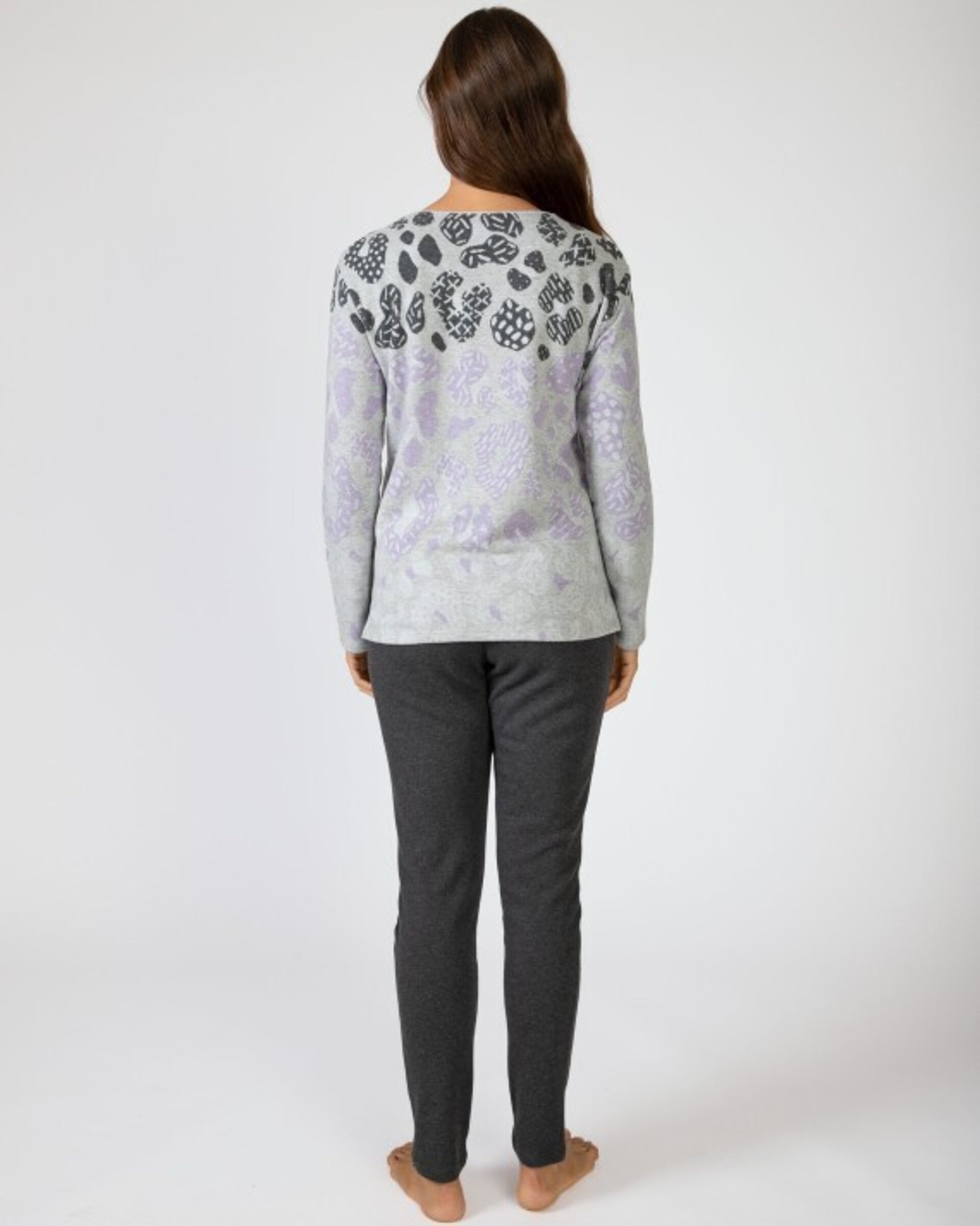 Pijama de mujer largo de punto milano - 2