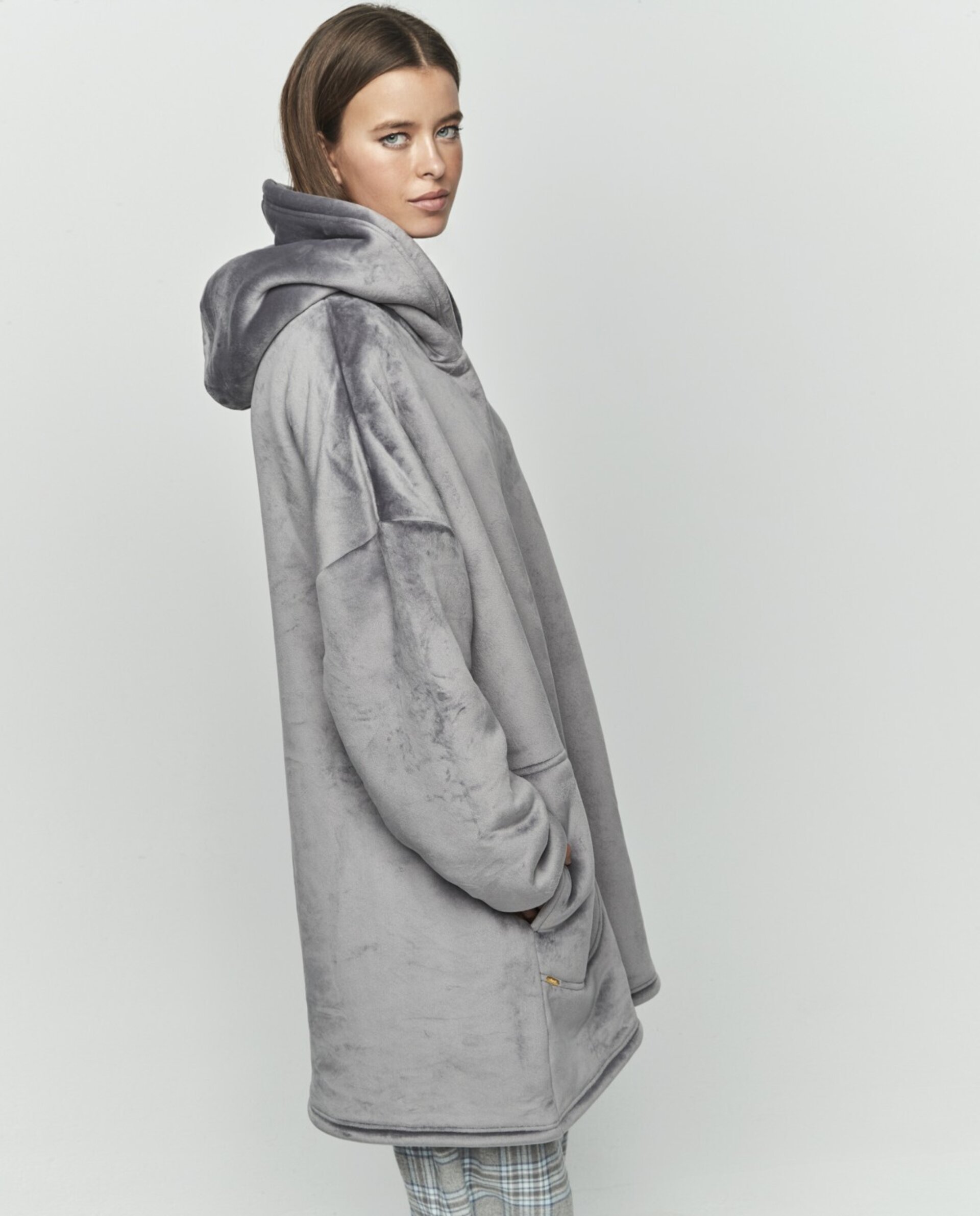 Sudadera bata oversize - 4