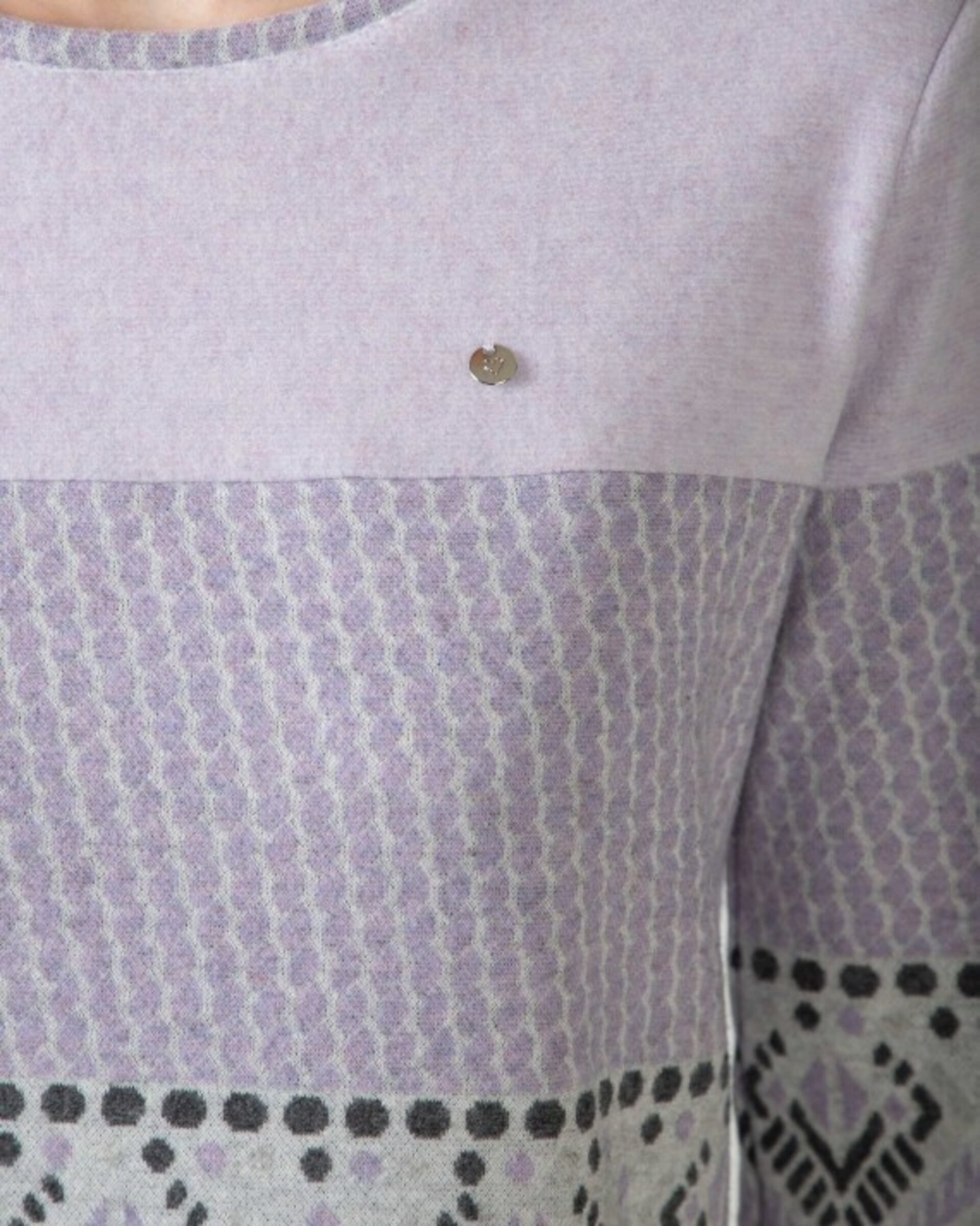 Pijama de mujer largo de punto de jacquard - 3