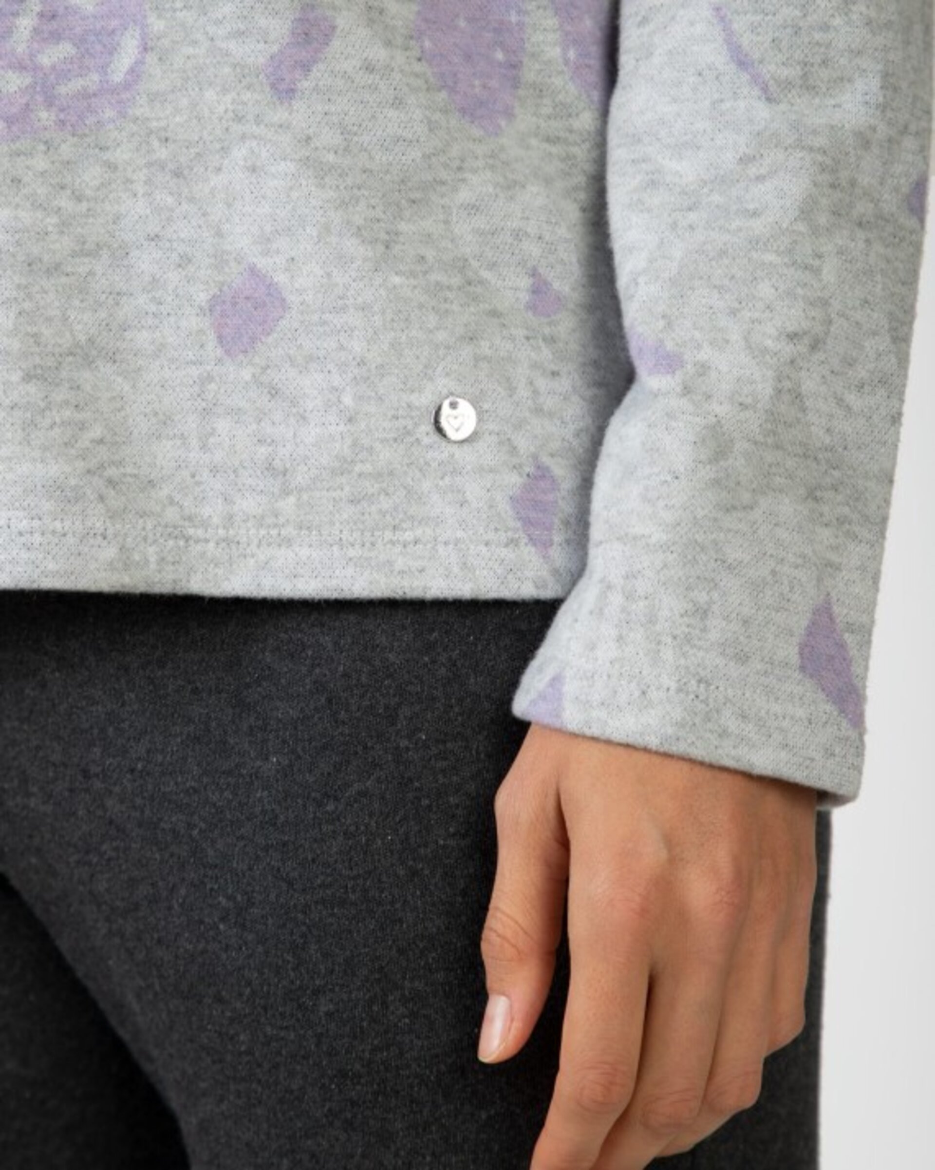 Pijama de mujer largo de punto milano - 4