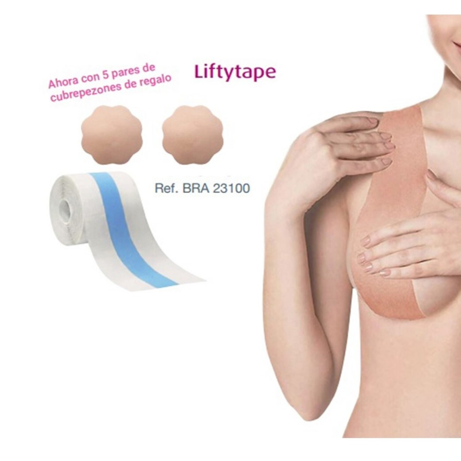 Lifty Tape - Cinta Adhesiva + 5 cubre pezones - 4
